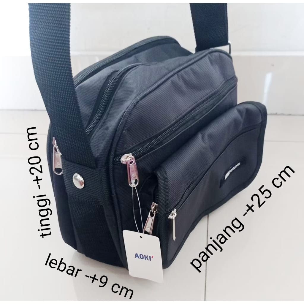 Tas Selempang Pria Resleting Banyak Terbaru