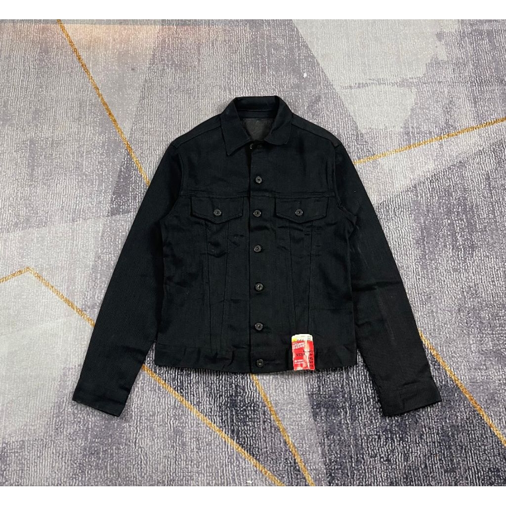 Trucker Denim Naked Famous Solid Black