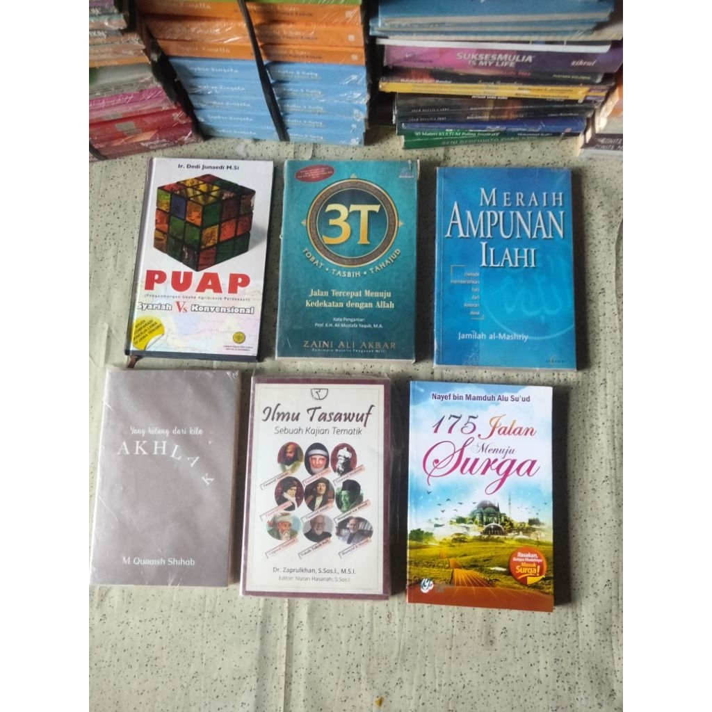 Buku Religi Islam; PUAP Syariah Vs Konvensional, 3T Tobat Tasbih Tahajud, Meraih AMPUNAN ILLAHI, AKH