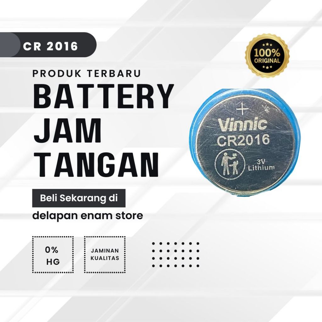 Baterai CR2016 Vinnic CR2016 Original