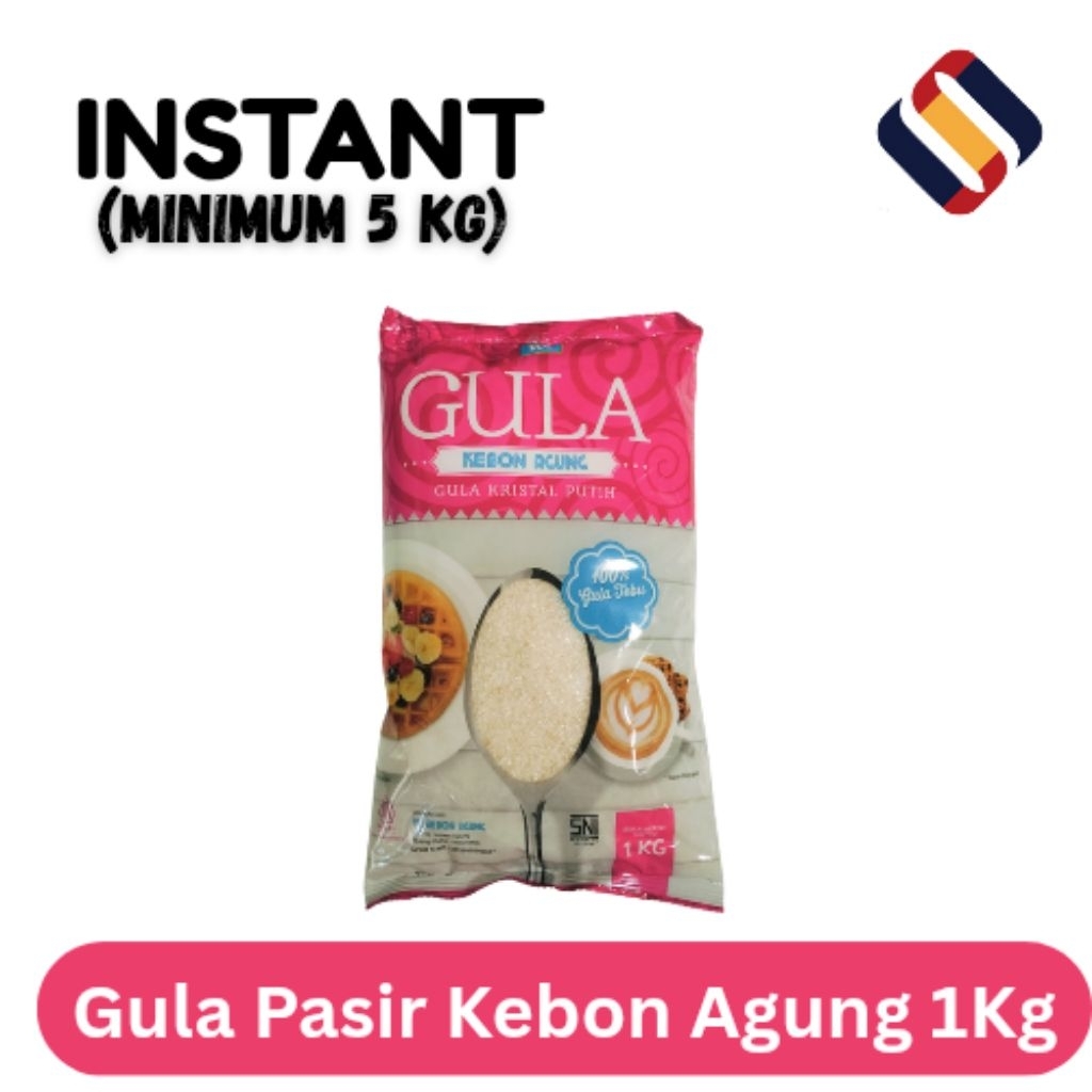 

Gula Pasir Kebon Agung Kemasan 1kg | INSTANT min. 5 kg