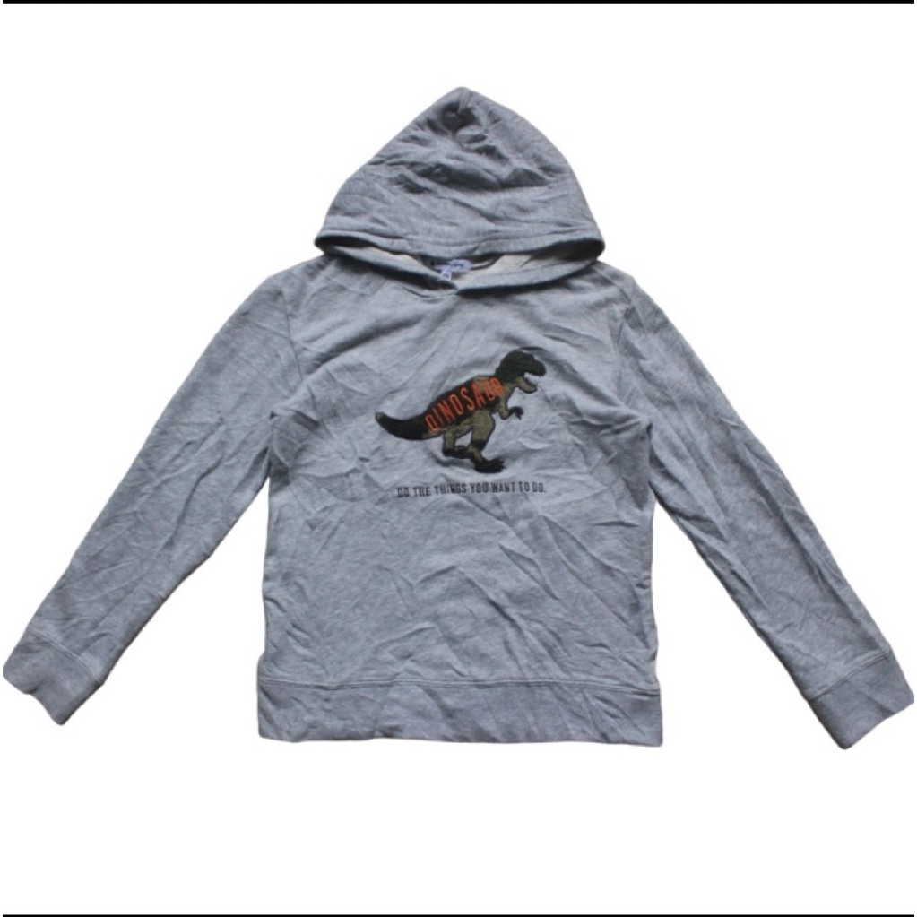 Hoodie Anak Global Work 6-7Tahun Abu