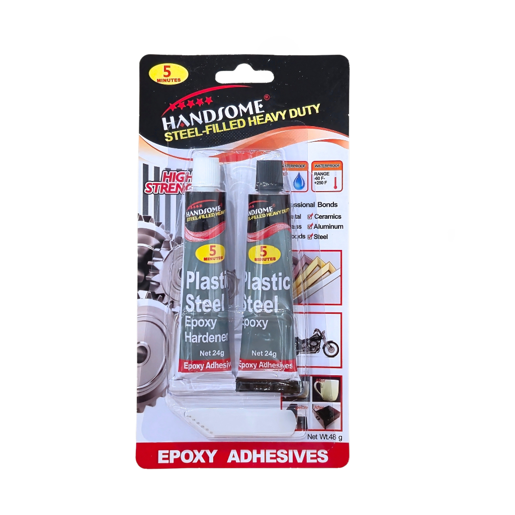 

Lem Epoxy Handsome 5 Menit ( Lem Besi Serbaguna )