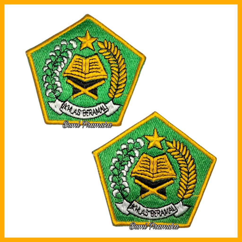 BORDIR FULL Bed Ikhlas Beramal Logo Ikhlas Beramal Bordir Bet Ikhlas Beramal Bordir Logo Depag bed D