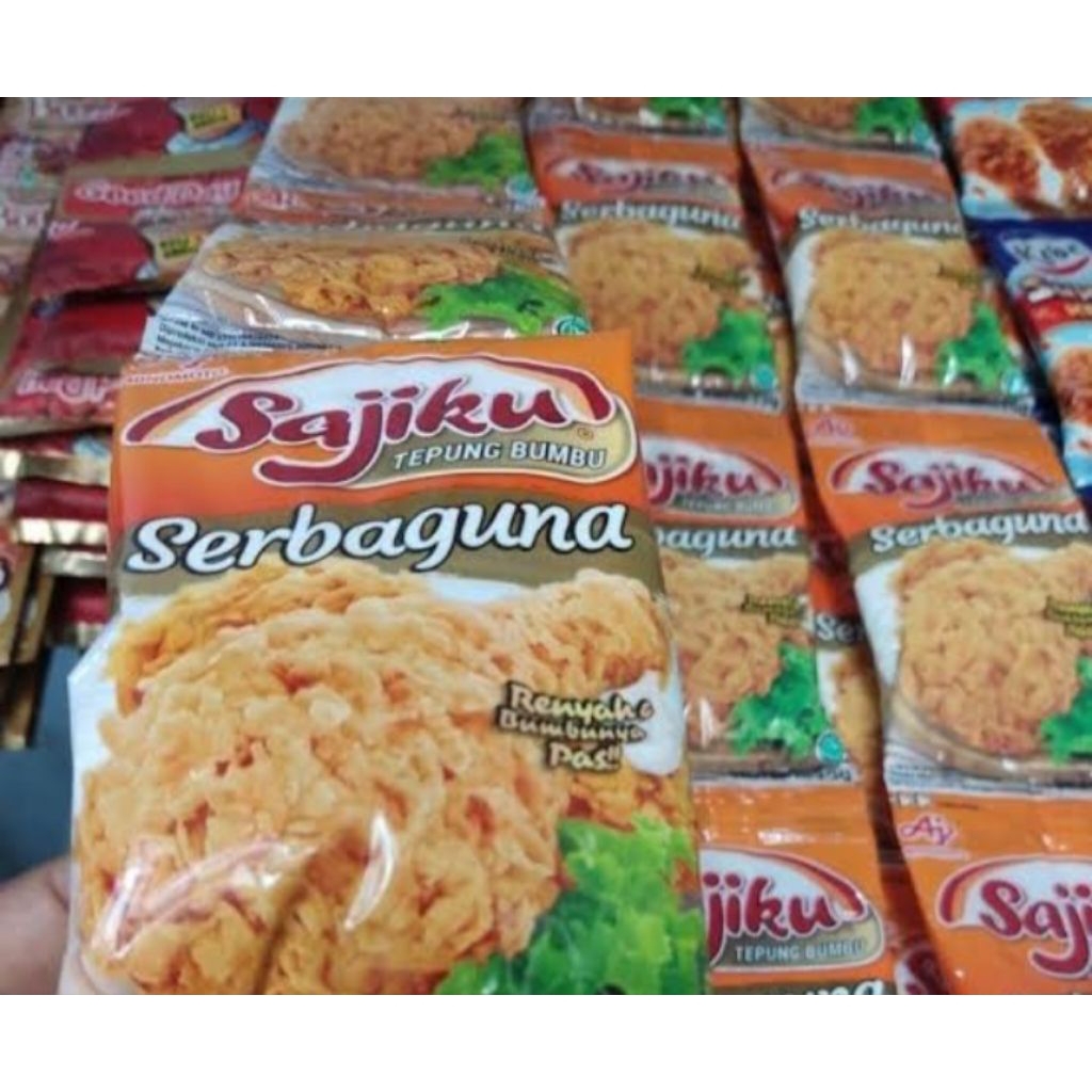 

Sajiku / Tepung Bumbu Instan / Tepung Bumbu Serbaguna Renyah / 75gr/SAJIKU TEPUNG BUMBU SERBAGUNA 75G