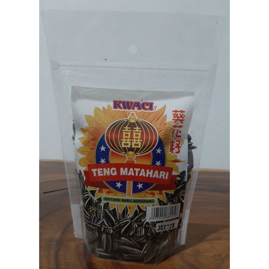 

Kuaci Kwaci Cap Teng Biji Bunga Matahari 200gram