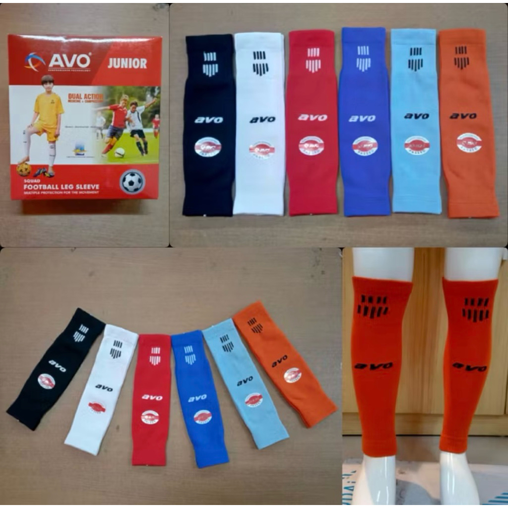 sambungan kaos kaki bola AVO junior/ Leg sleeve AVO Junior ORI tebal
