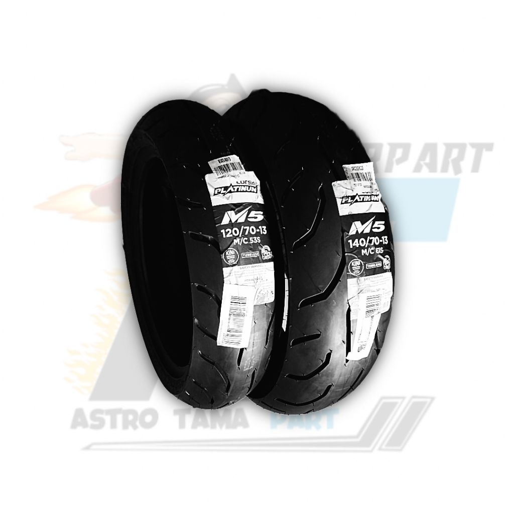 BAN CORSA PLATINUM M5 140/70-13 & 120/70-13 UPSIZE TUBLES