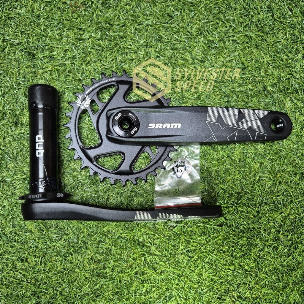 Crank Sram NX Eagle Dub 32 Teeth Chainring Narrow 32T wide tanpa BB