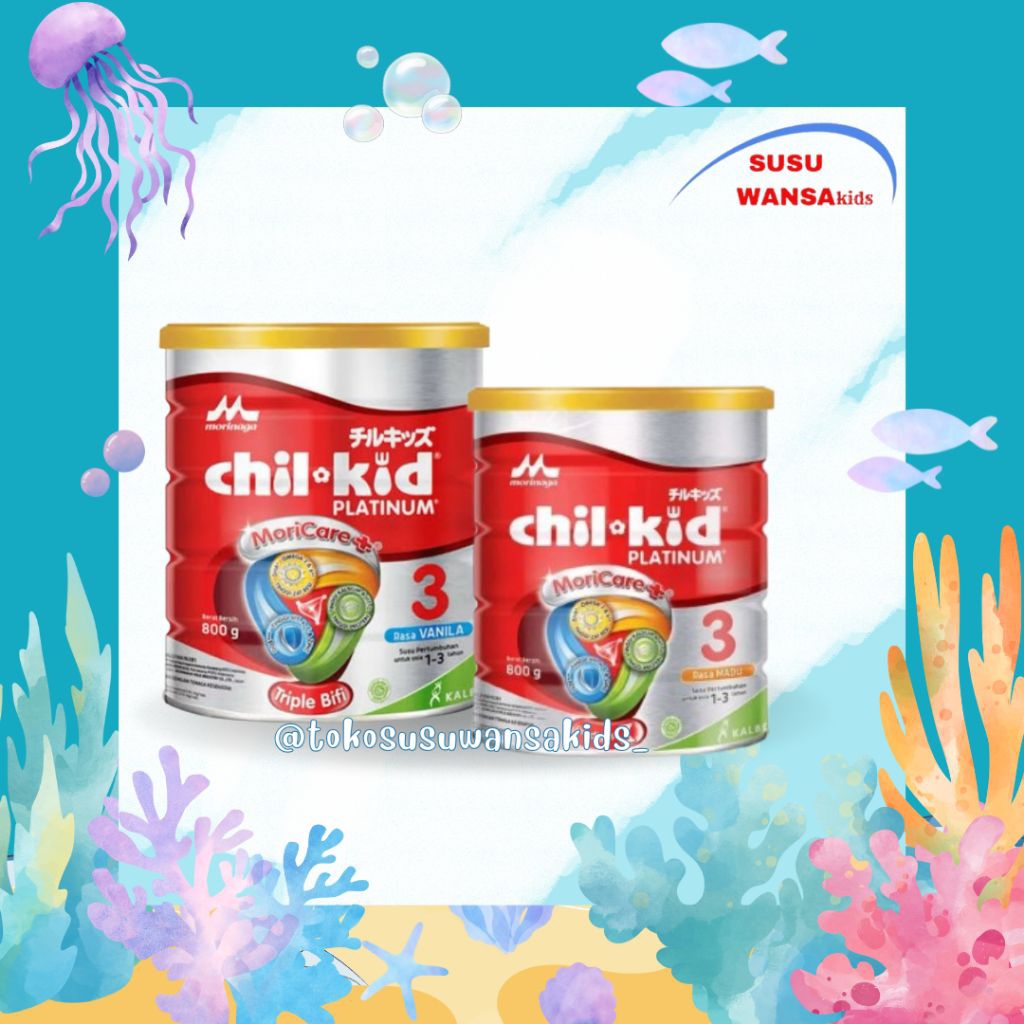 

CHIL KID PLATINUM 3 MADU VANILA 800G KALENG
