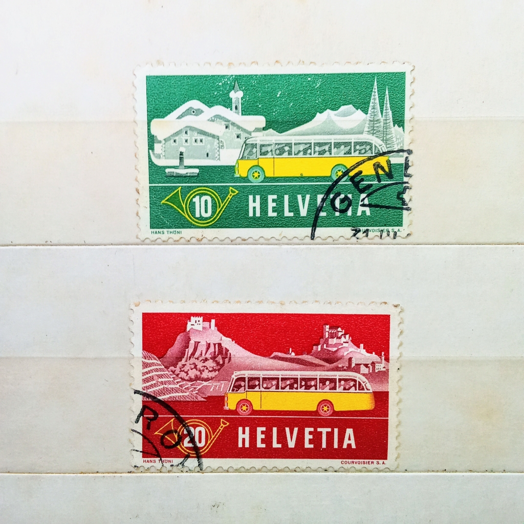 

Prangko Koleksi FIlateli Swiss 1953 Swiss Alps