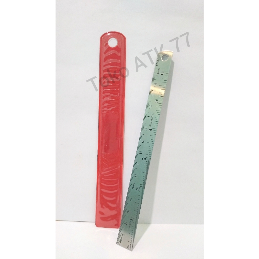 

Penggaris Mistar Ruler Besi 15cm 15 cm READY STOCK