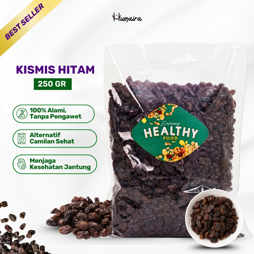 

Dark Raisin 250gr | Kismis Natural Food