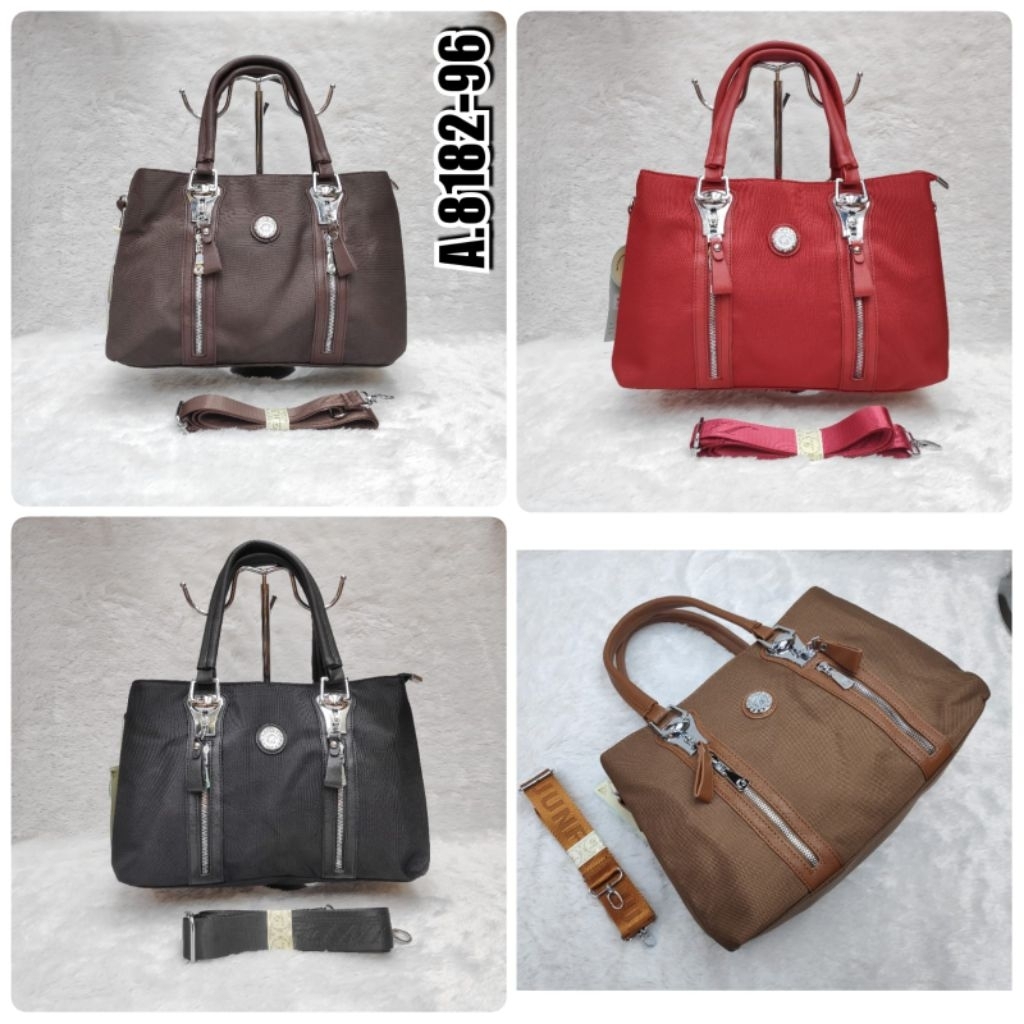TAS SELEMPANG JUNFA 3 RUANG KODE 8182-96 BAHAN KANVAS TEEBARU