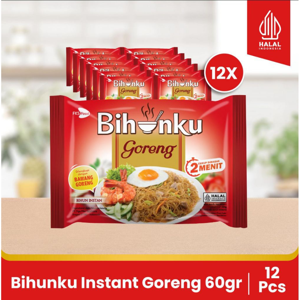 

Paket Bundling - Bihunku Instant - Goreng - 60gr - 12pcs