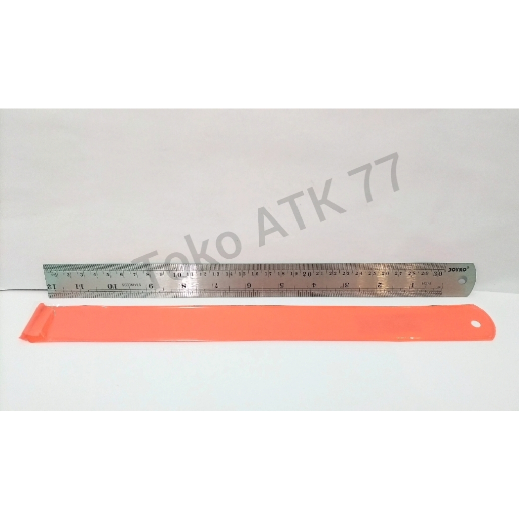 

Penggaris Mistar Ruler Besi Joyko 30cm 30 cm READY STOCK