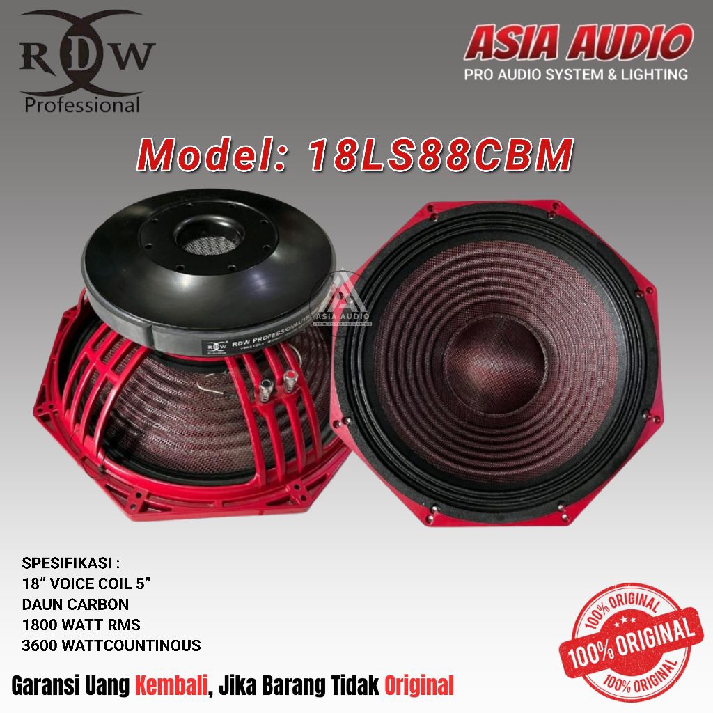 SPEAKER COMPONENT RDW 18LS88CBM