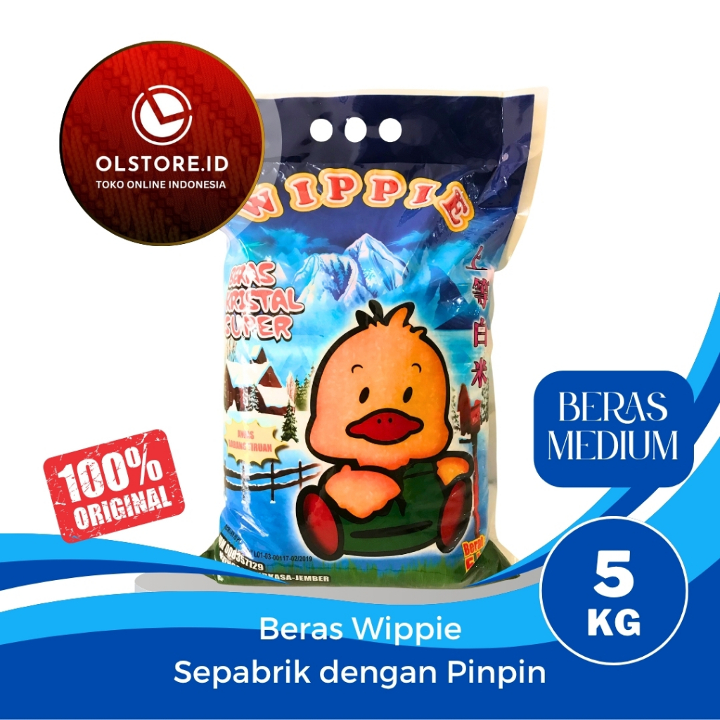 

Beras Wippie 5kg – Medium Quality | Beras Harian Hemat & Layak Konsumsi untuk Rumah & Warung