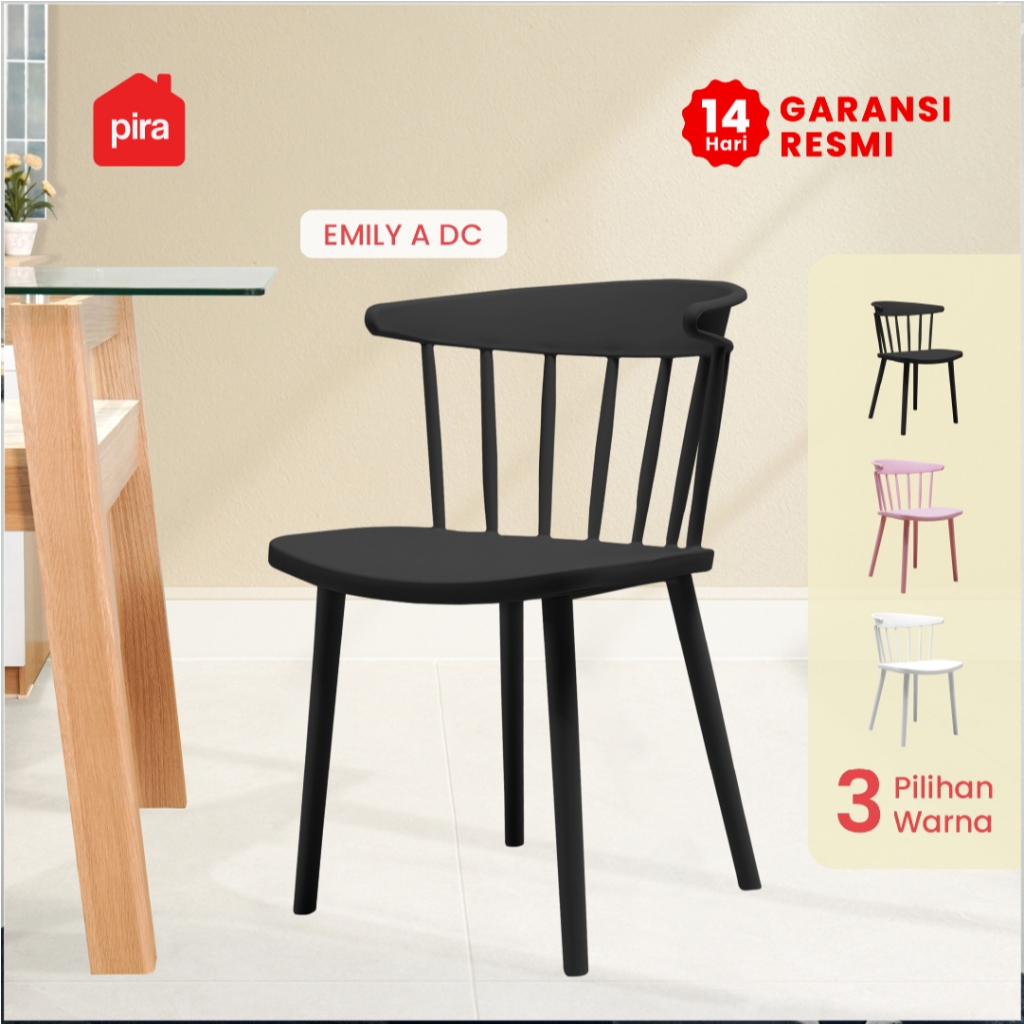PIRA - EMILY A DC Kursi Belajar / Kursi Makan / Kursi Teras / Kursi Santai / Kursi Plastik