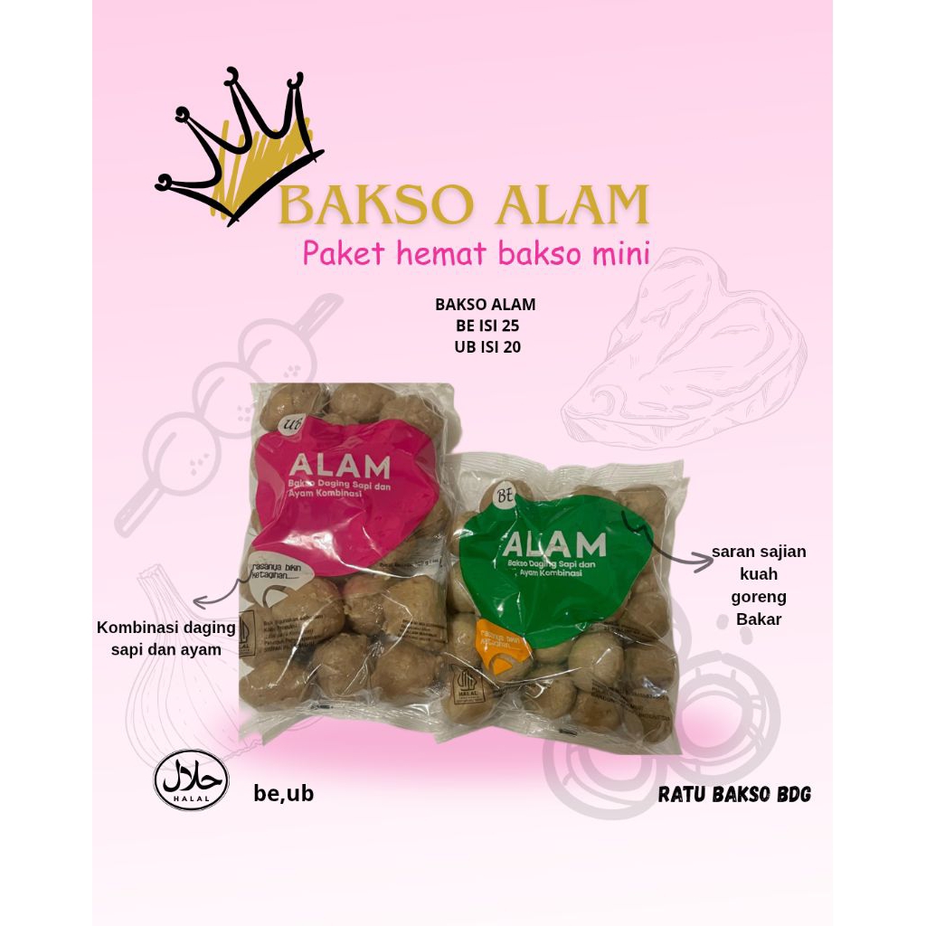 

paket bakso alam super mini