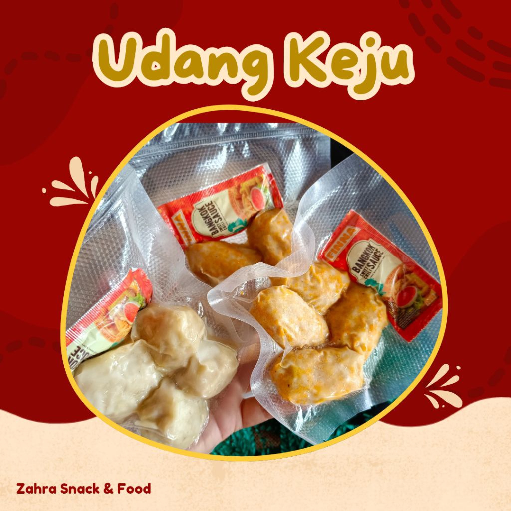 

❤ TERMURAH ❤ Udang Keju/Rambutan/Dimsum Goreng isi 4pcs ZahraFood