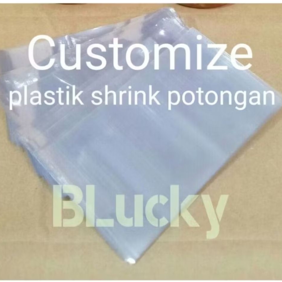 

100pcs Segel Plastik Custom Lebar 10cmx13cm Bentuk Selongsong