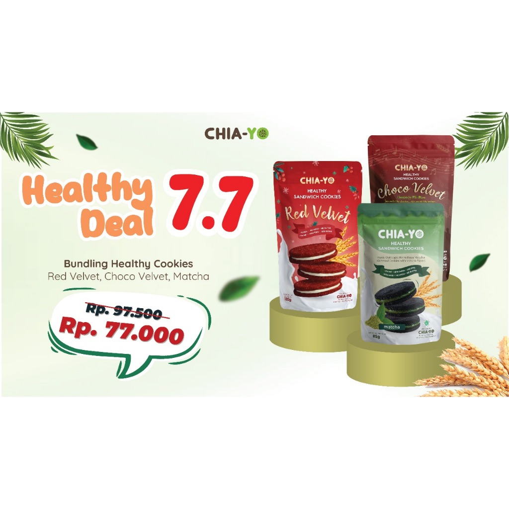 

Healhty Deal 7.7 Bundling 3 Sandwich Cookies