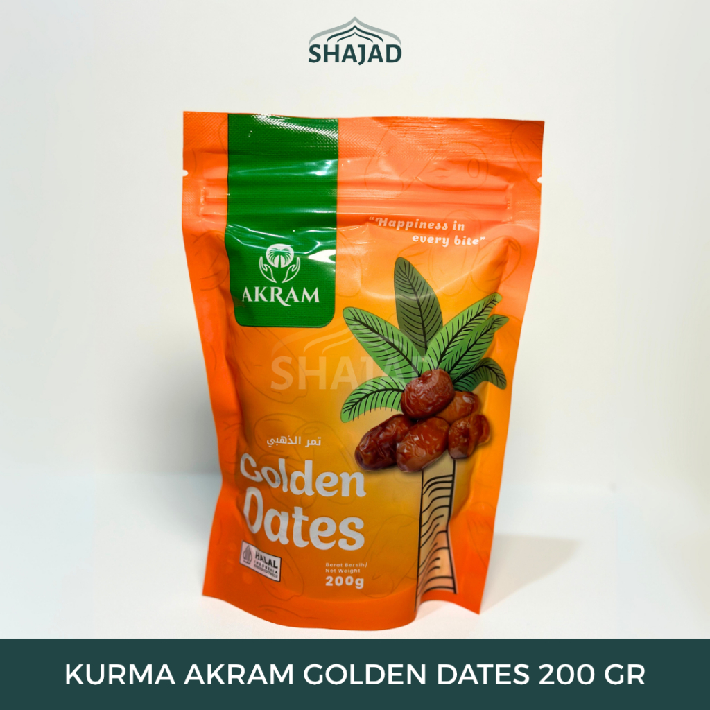 

Kurma Akram Golden Dates Pouch 200 gr