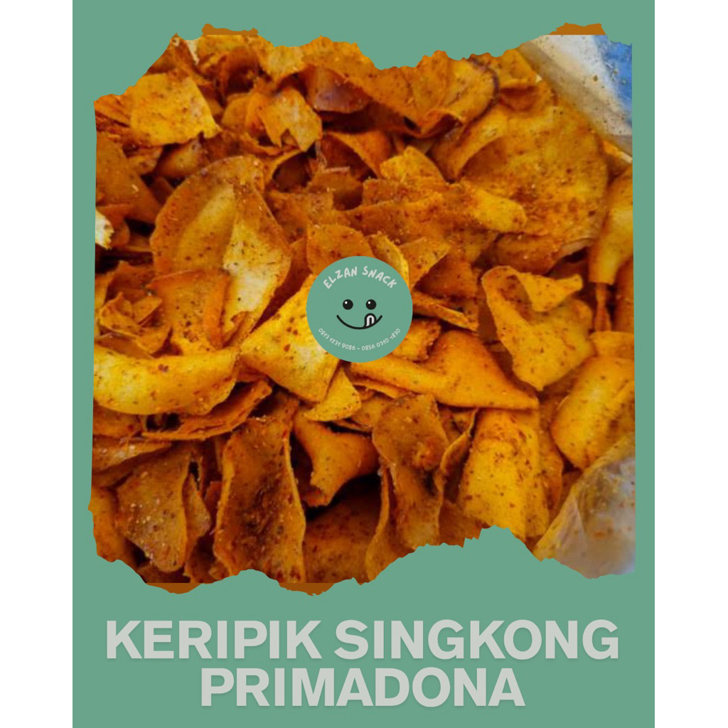 

Keripik Singkong Pedas / Keripik Primadona by Elzan Snack
