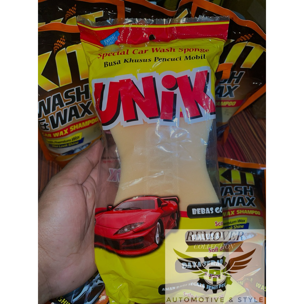 Spon Cuci Mobil Motor UNIK Serba Guna  Sponge Busa Cuci Mobil Besar