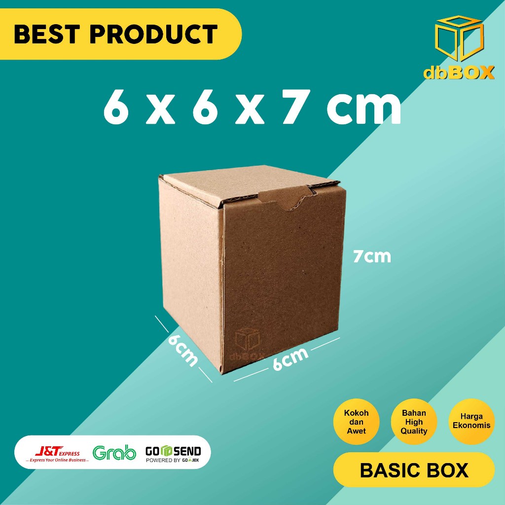 

(10Pcs) Kardus Uk. 6x6x7 cm....Die Cut