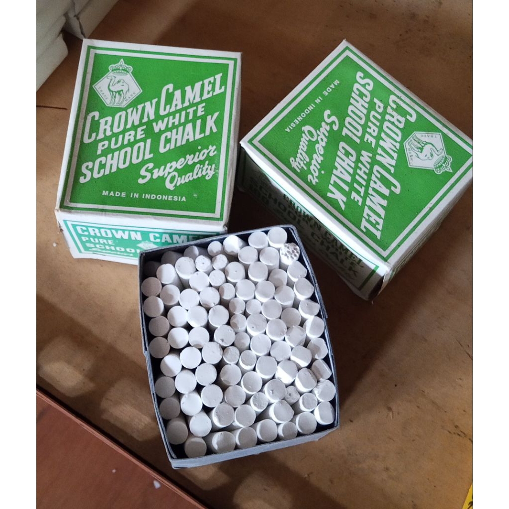 

KAPUR TULIS SEKOLAH CROWN CAMEL WHITE // KAPUR TULIS SEKOLAH WHITE 100PCS