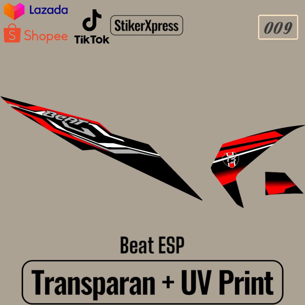 Striping Beat ESP 2016 2019 | Striping Beat Esp Transparan | 009