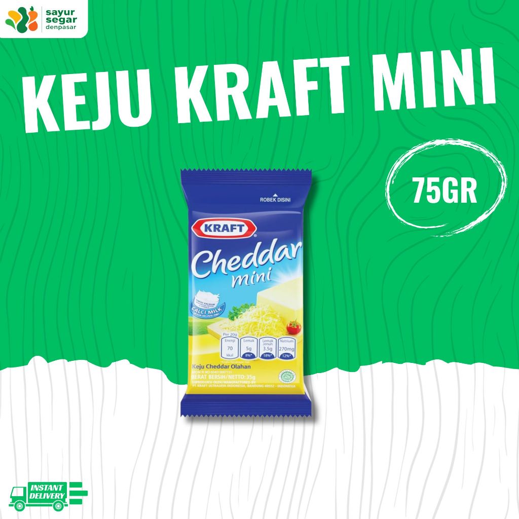 

Keju Kraft Mini 75gr - Sayur Segar Denpasar