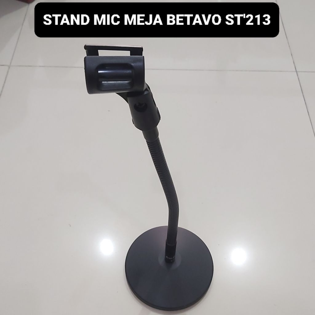 BETAVO Stand Microphone Meja ST-203 Stan Mic Rapat Pendek