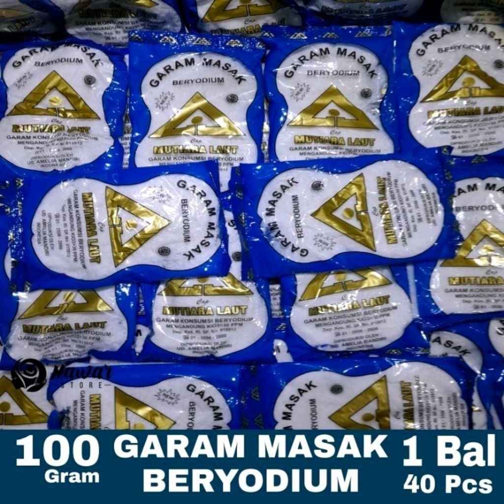 

1 ball 40pcs Garam masak Beryodium Segitiga Emas