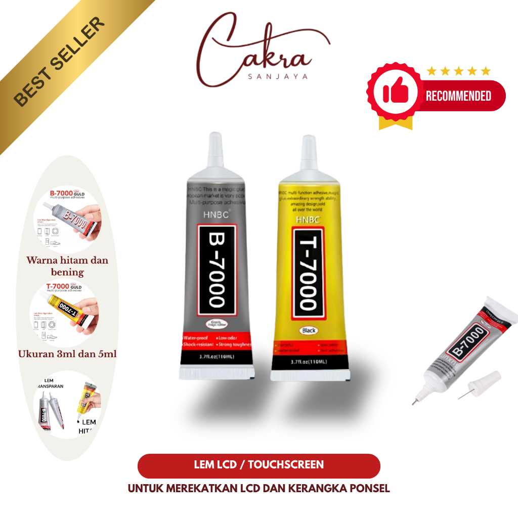 

CAKRA Lem LCD Lem Touchscreen B-7000 T-7000 3ml / 15ml