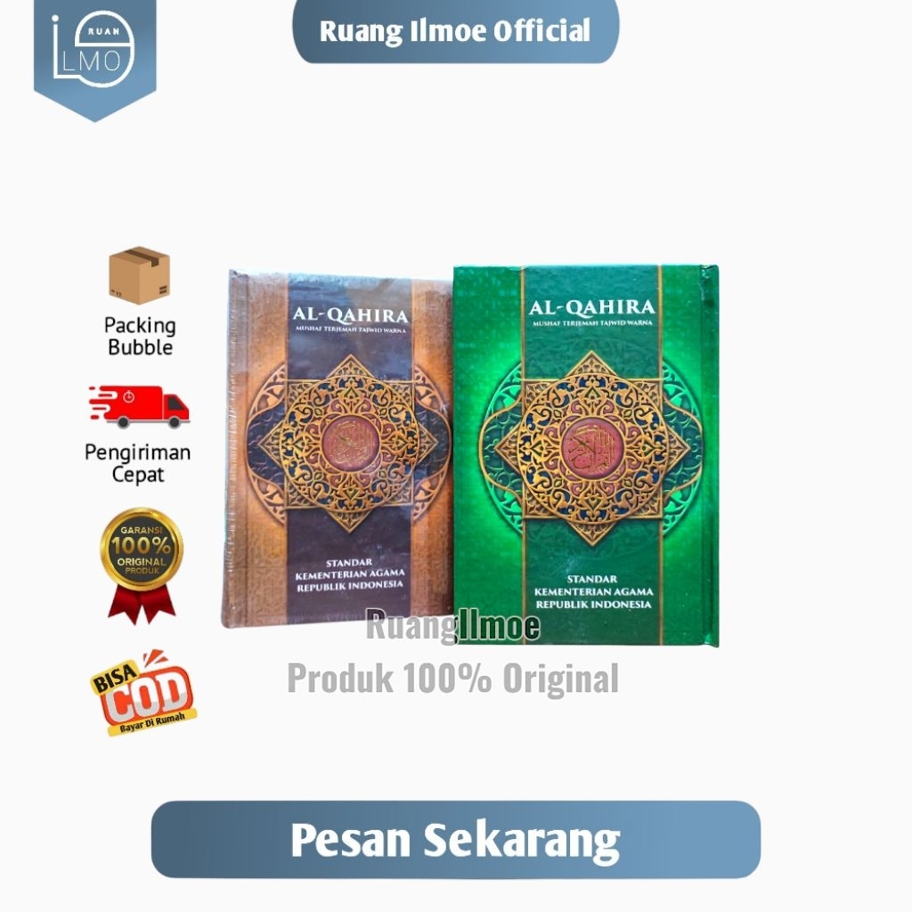 Al Quran Al Qahira Terjemahan Tajwid A6 Hardcover