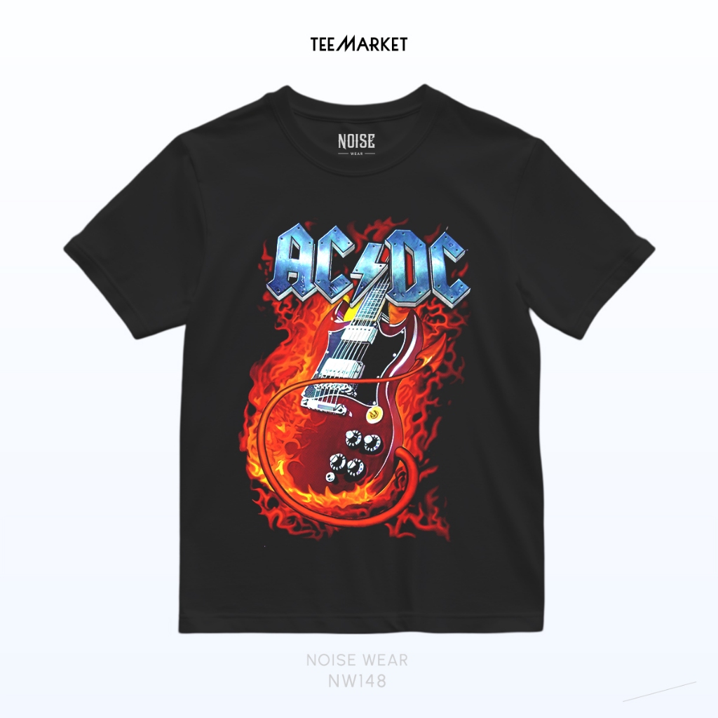 NW148 Kaos Band ACDC - Baju Music Noise Wear