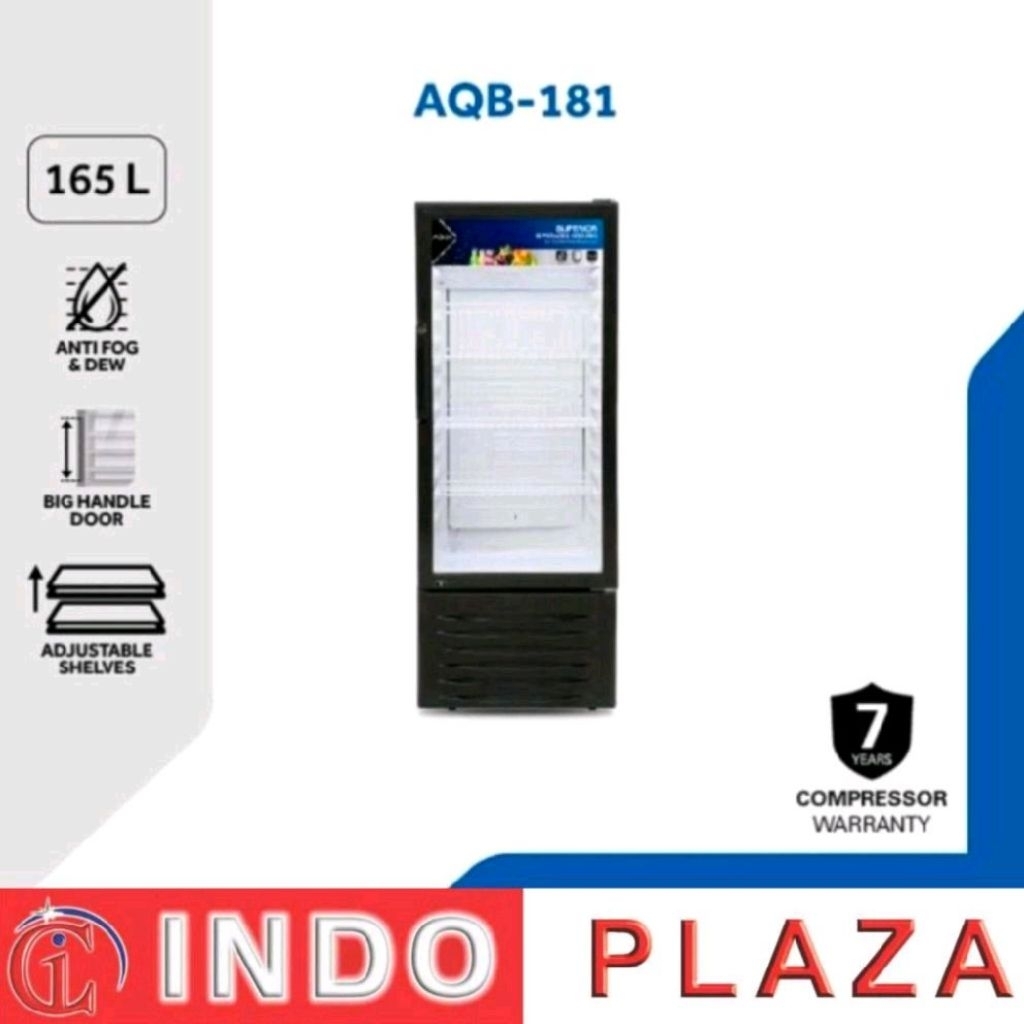 SHOWCASE AQUA DISPLAY COOLER AQB-181 / AQB-181GO
