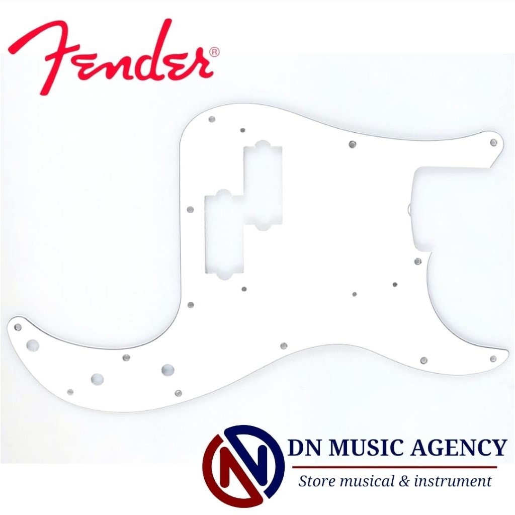 Pickguard Fender Precision Bass 62 white original
