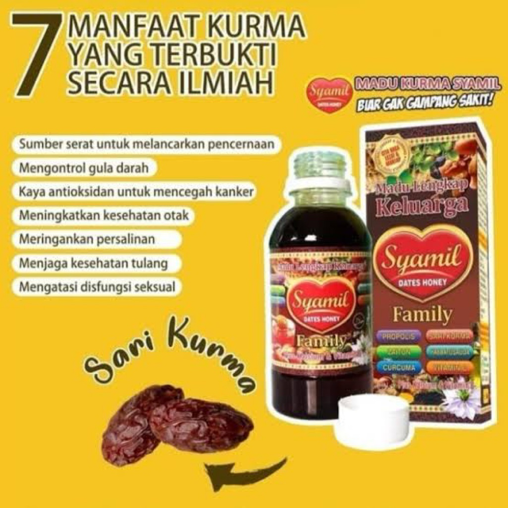 

MADU SYAMIL HERBAL FAMILY 200ML 100% ORIGINAL