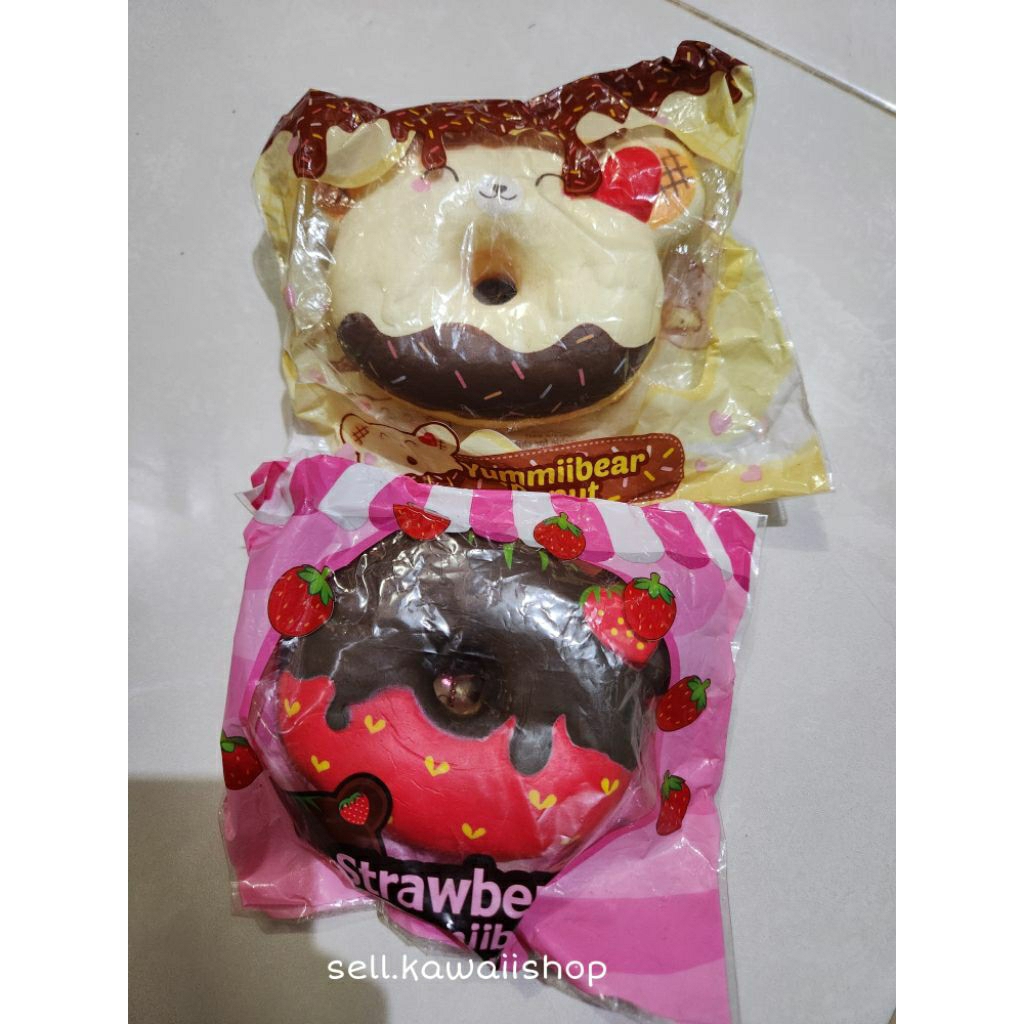 Squishy yummibear donut strawberry medium | squishy licensed