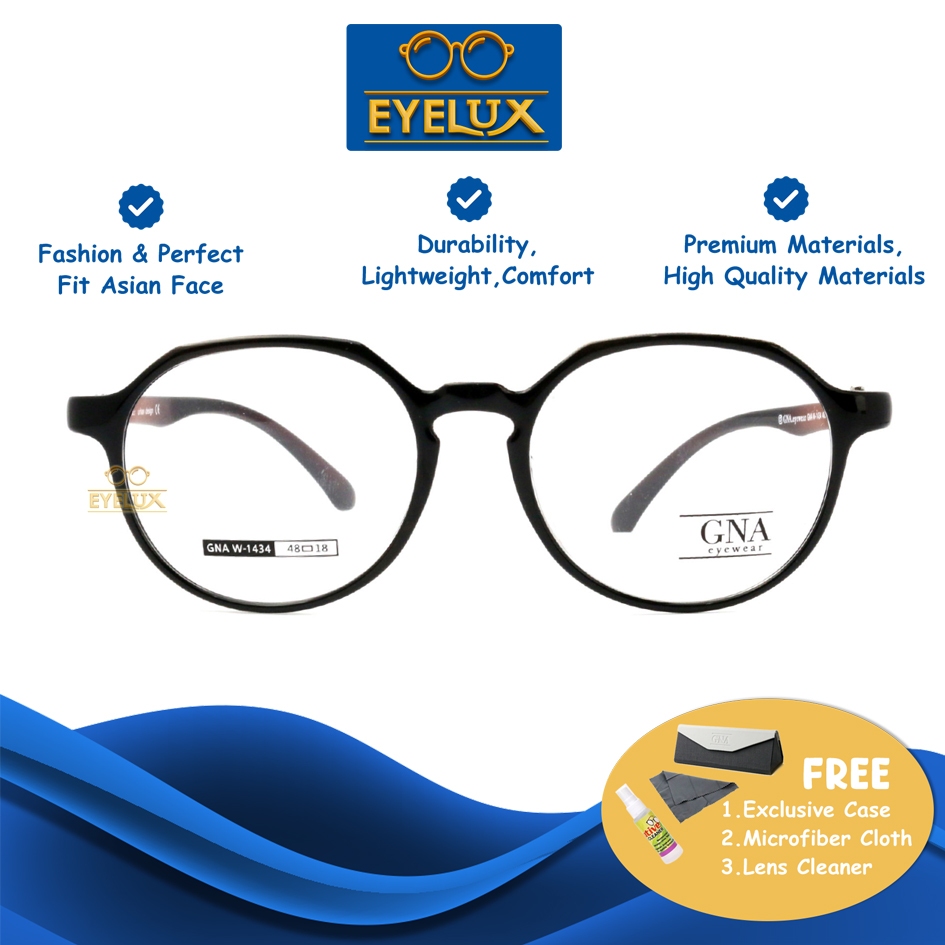 GNA Eyewear / GNA W-1434 / 48-18 / Frame Kacamata GNA Eyewear ORIGINAL