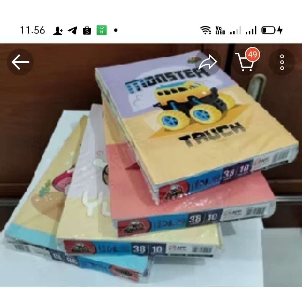 

buku sidu dodo 38 lbr 1 pak isi 10 pcs buku