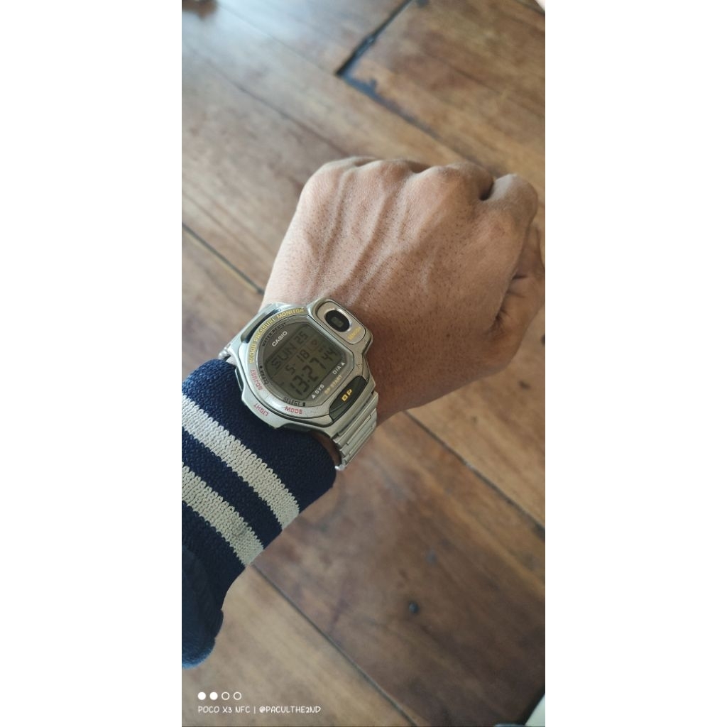 JAM TANGAN CASIO BLOOD PRESSURE 18 MONITOR