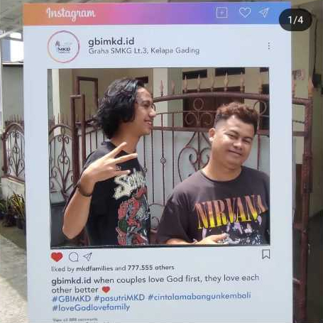 Instagram Custom Frame Photobooth - Cocok untuk acara reuni, kantor, wedding, anniversary, pameran, 