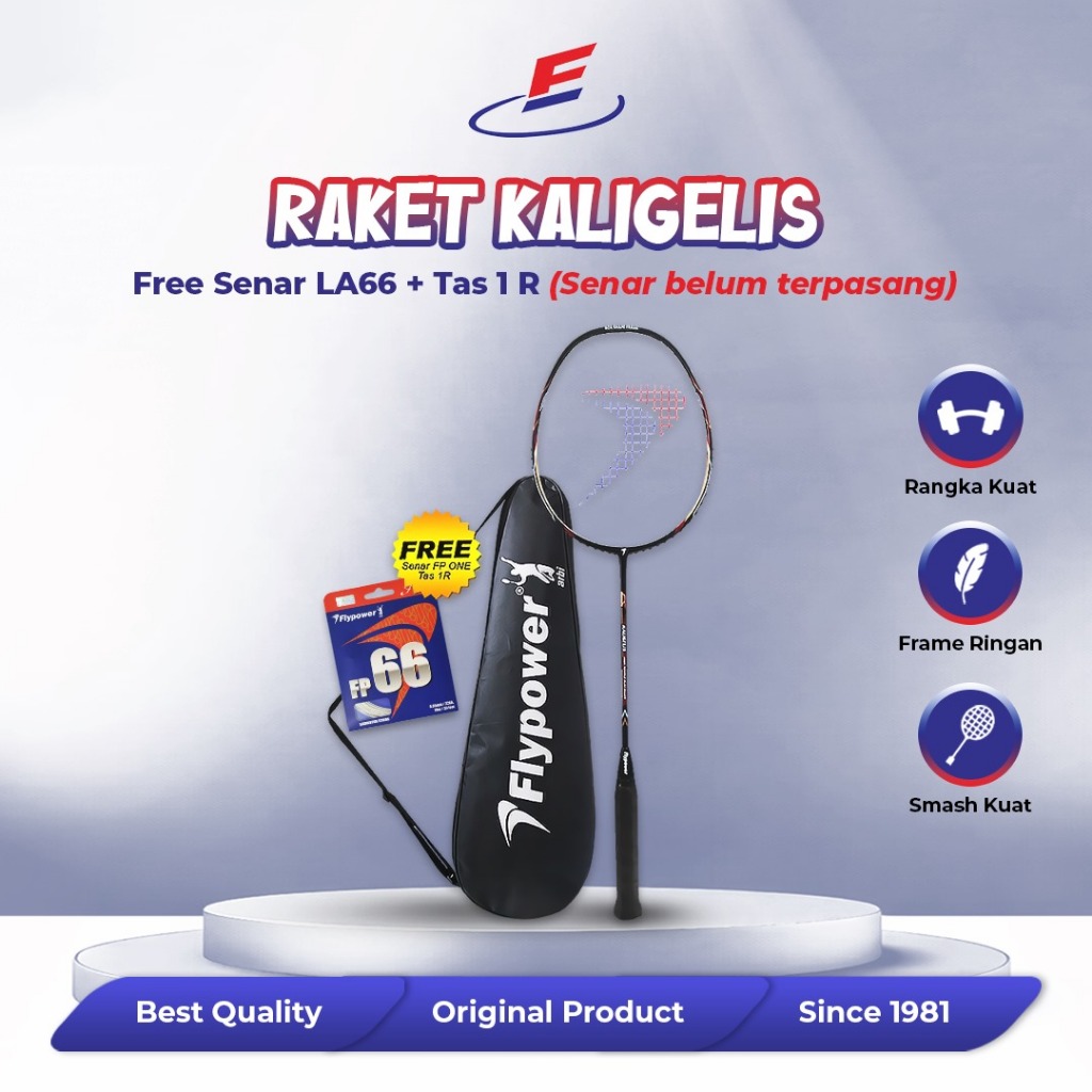 Raket Badminton Flypower Kaligelis- Elvana