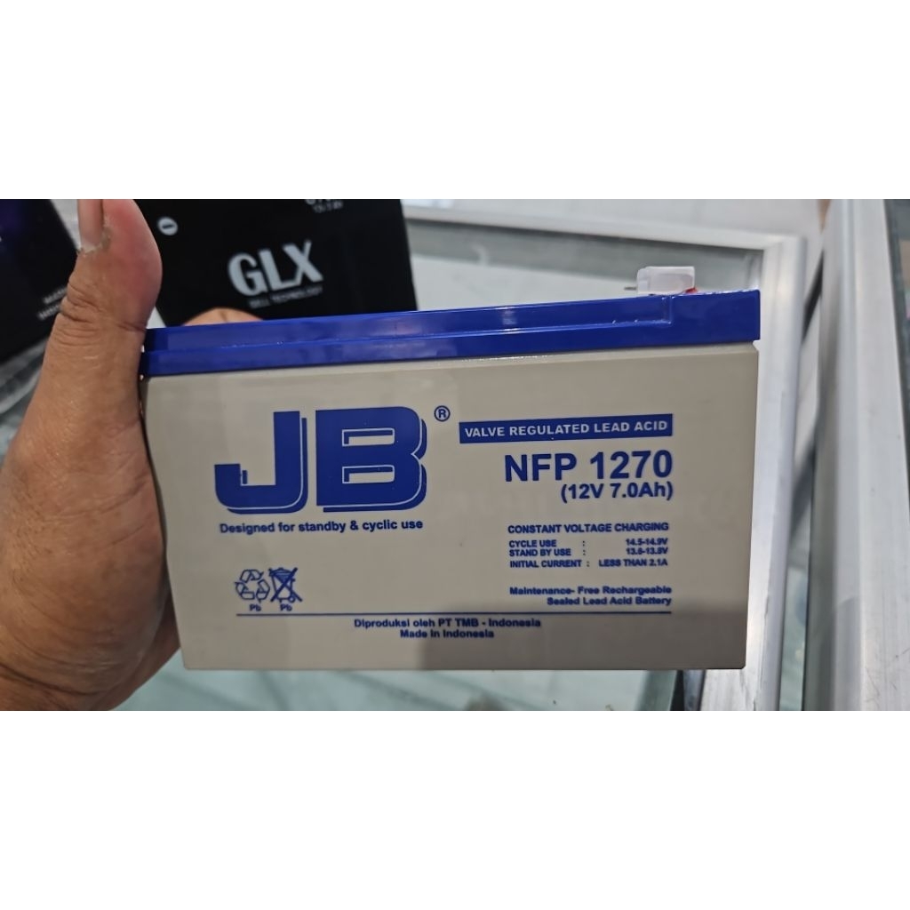 Aki baterai battery JB 12v7a Aki UPS aki mobil remot