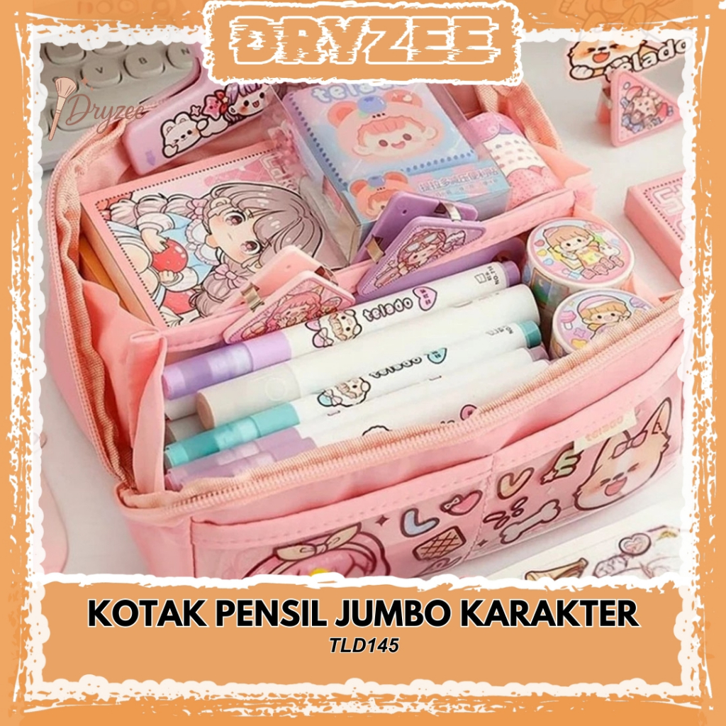 

Kotak Pensil Jumbo Lucu Tempat Pena Pensil Serbaguna Bisa Muat Banyak Alat Tulis Karakter TLD145